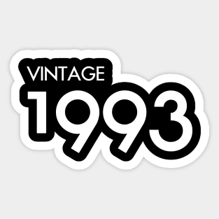 Vintage 1993 Gift 27th Birthday Party Sticker